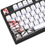 PBT Wangjiang Plum Keycap 109 Key OEM Height Korean Japanese - Image 6