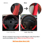 Universal Leather Car Steering Wheel Cover - Image 2