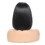 Headband Wig Human Hair Straight Bob Wigs - Image 4