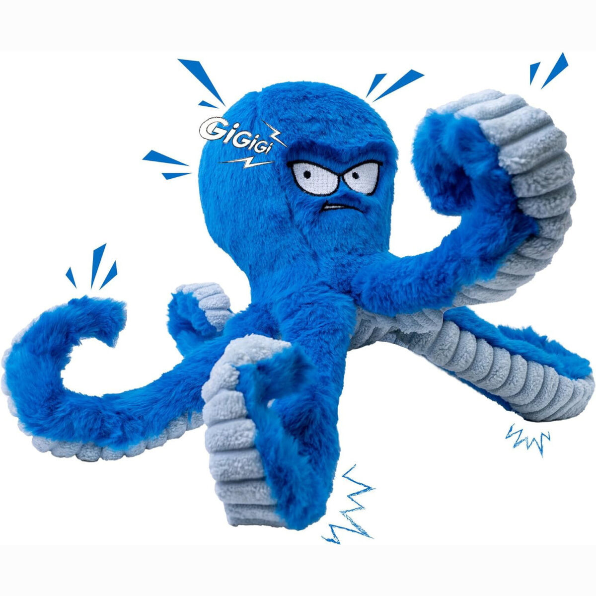 Stuffed Tough Dog Chew Toys Large Dog Toys To Keep Them Busy Interactive Squeaky Toys Tug Of War Crinkle Puppy Dog Toy - Image 3