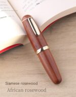Solid Wood Ink Pen Fine Tip Cute Chubby Short Pen - Image 10
