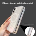 Phone Case Camera Smart AI Button Transparent Magnetic Protective Case