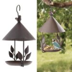 American made old wrought iron bird feeder - Image 6