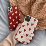 Love glossy phone case