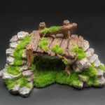 Flocking resin aquarium made of landscape stone decoration - Image 3