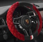 Universal Car Steering Wheel Cover Winter Decoration Cute 38cm Plush Footprint Auto Automobile Vehicle Steering Wheel Protector - Image 4