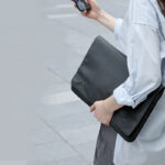Black and white laptop bag laptop protective cover - Image 2