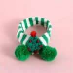 Accessories Adjustable Small Puppy Winter Warm Dog Cat Christmas Knitted Scarf Collar Kitten Scarves Pet Clothes For Chihuahua - Image 4