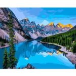 Paint by Numbers Set - Alaska's Mountain Landscape - Image 7