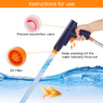 Fish Tank Water Changer Water Change Pipe Pumping Water Washing Sand Toilet - Image 5
