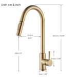 Full copper pull-out rotatable kitchen faucet - Image 5