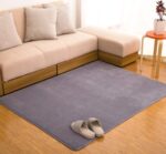 Memory cotton coral velvet carpet Living room bedroom door mats Bathroom kitchen non-slip absorbent carpets - Image 9