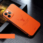 Compatible with Apple, 12promax Leather Grain All-Inclusive Iphone11 Anti-Fall Soft Cover - Image 5
