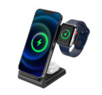 Three-in-one Wireless Nniversal Mobile Phone Headset Watch 15W Fast Charging Stand - Image 2