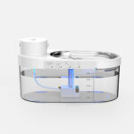 Stainless Steel Pet Water Dispenser Wireless Water And Electricity Separation - Image 3