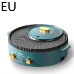 Multi-Function Hot Pot Barbecue One-Piece Pot Home Baking Tray Roasting and Frying Barbecue Machine Hotpot - Image 3