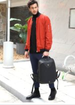 Cross border men's double shoulder bag multi function anti-theft 15.6 inch computer package British bag leisure business bag - Image 6