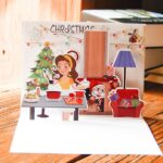 Christmas Card Wholesale Creative 3D Stereo Greeting Card Holiday Wish Card Kindergarten Handmade Greeting Card - Image 9