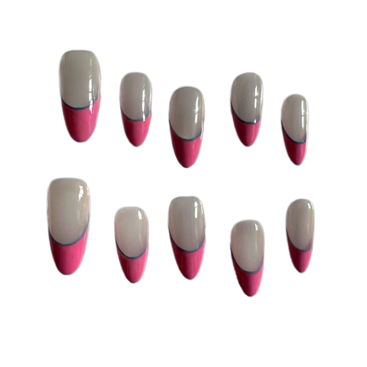 Advanced Almond French Finished Manicure - Image 4