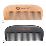 Wood color spray black paint pear wood comb - Image 3