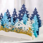 Paper sculpture Christmas card - Image 3
