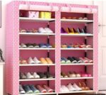 Actionclub Thick Non-woven Double Row Multi-layer Shoe Cabinet Shoe Rack Storage Shoe Organizer Shelves DIY Home Furniture - Image 2