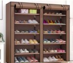 Actionclub Thick Non-woven Double Row Multi-layer Shoe Cabinet Shoe Rack Storage Shoe Organizer Shelves DIY Home Furniture - Image 5