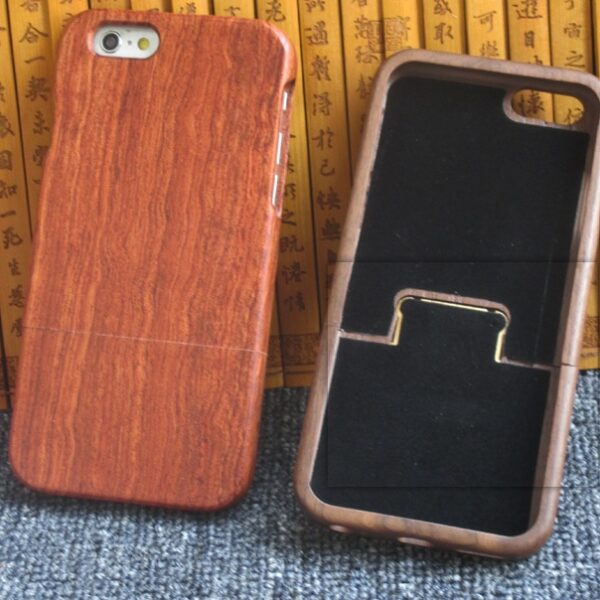 Compatible with Apple, Wood phone case