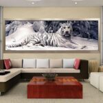 XXL Diamond Painting - The White Tiger