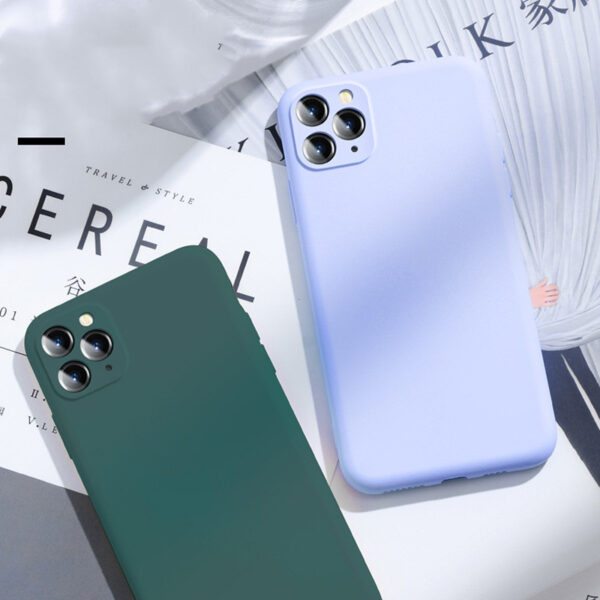 Precision hole liquid silicone mobile phone case