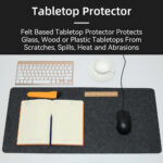 Minimalistic Non-Slip Protector Felt Desk Pad Extended Mouse Keyboard Laptop Gaming PC Accessories C - Image 5