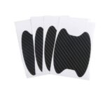 4pcs Set Of Door Stickers Carbon Fiber Scratch-resistant Car Handle Stickers - Image 3