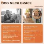 NEW Dog Support Collar Collar Anti-licking Sprained Neck Head Cover Pet Neck Support Small Medium Large Adjustable Universal - Image 7