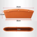 Car Organizer Box Caddy Catcher PU Leather Seat Gap Storage Bag - Image 3