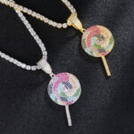 Rainbow lollipop necklace - Image 2