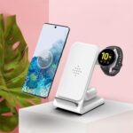 Three-in-one Wireless Nniversal Mobile Phone Headset Watch 15W Fast Charging Stand - Image 5