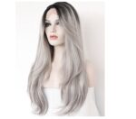 Grey hand hook lace wig - Image 2