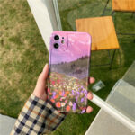 Goggles oil painting mobile phone case