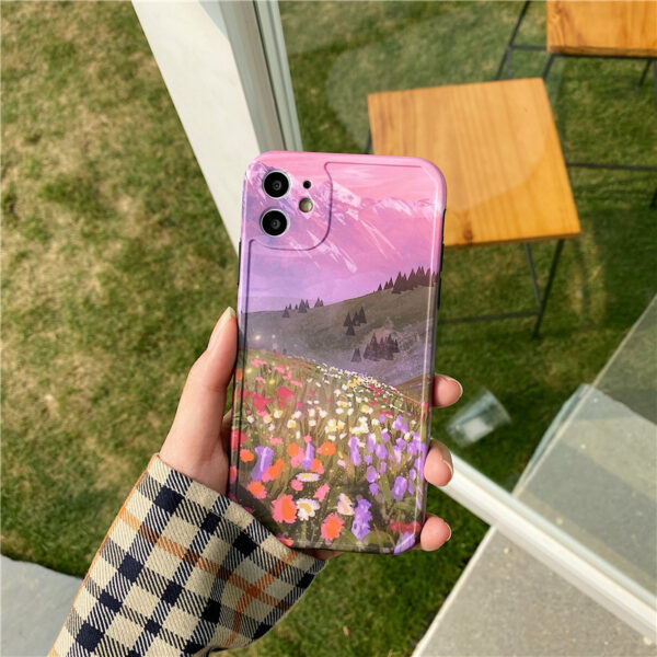 Goggles oil painting mobile phone case