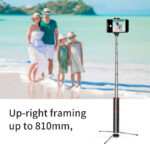 Compatible with Apple, Integrated Bluetooth remote control selfie stick with tripod - Image 3