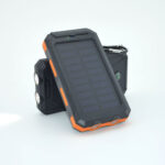 Solar Power Bank Compass 20000mAh Outdoor Mobile Phone Dual Headlights - Image 2