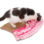 Natural Jute Puzzle Sniff Food Cat Mat Blanket - Image 5
