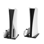 PS5 host multi-function charger stand, host stand stand with bluetooth handle charger charger - Image 4