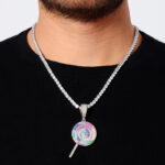 Rainbow lollipop necklace - Image 4
