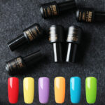 Fine nail polish 6 bottles - Image 5