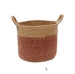 Cotton Linen Storage Laundry Basket - Image 6