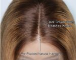 Ombre Colored Short Bob Wig T4B 27 Lace Front Human HairWigs - Image 5