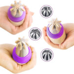 Stainless Steel Russian Decorating Mouth Set, Cream Cake Torch Decorating Mouth - Image 3