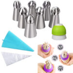 Stainless Steel Russian Decorating Mouth Set, Cream Cake Torch Decorating Mouth - Image 2