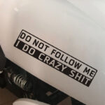 Car Decoration Do Not Follow Me English Sticker - Image 4